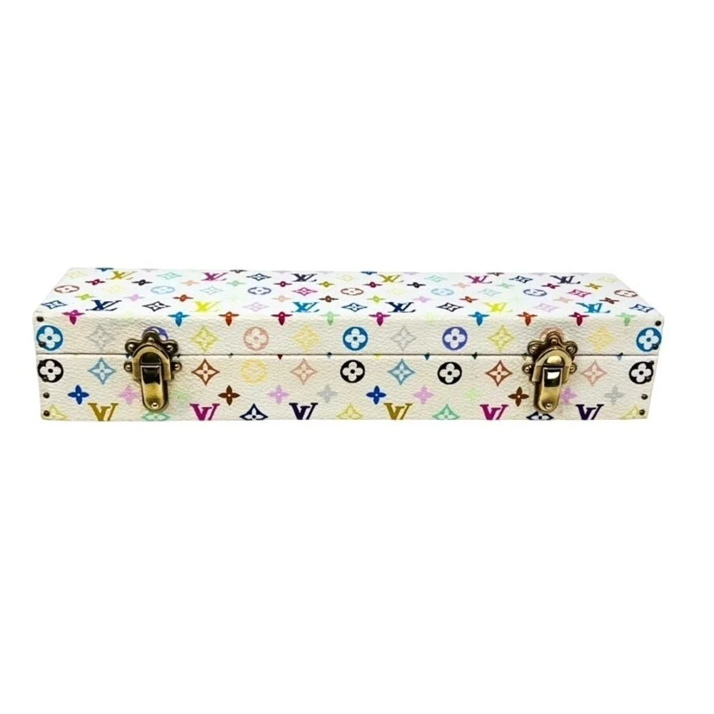 Louis Vuitton Takashi Murakami Tambour Watch Monogram‎ Multicolore White